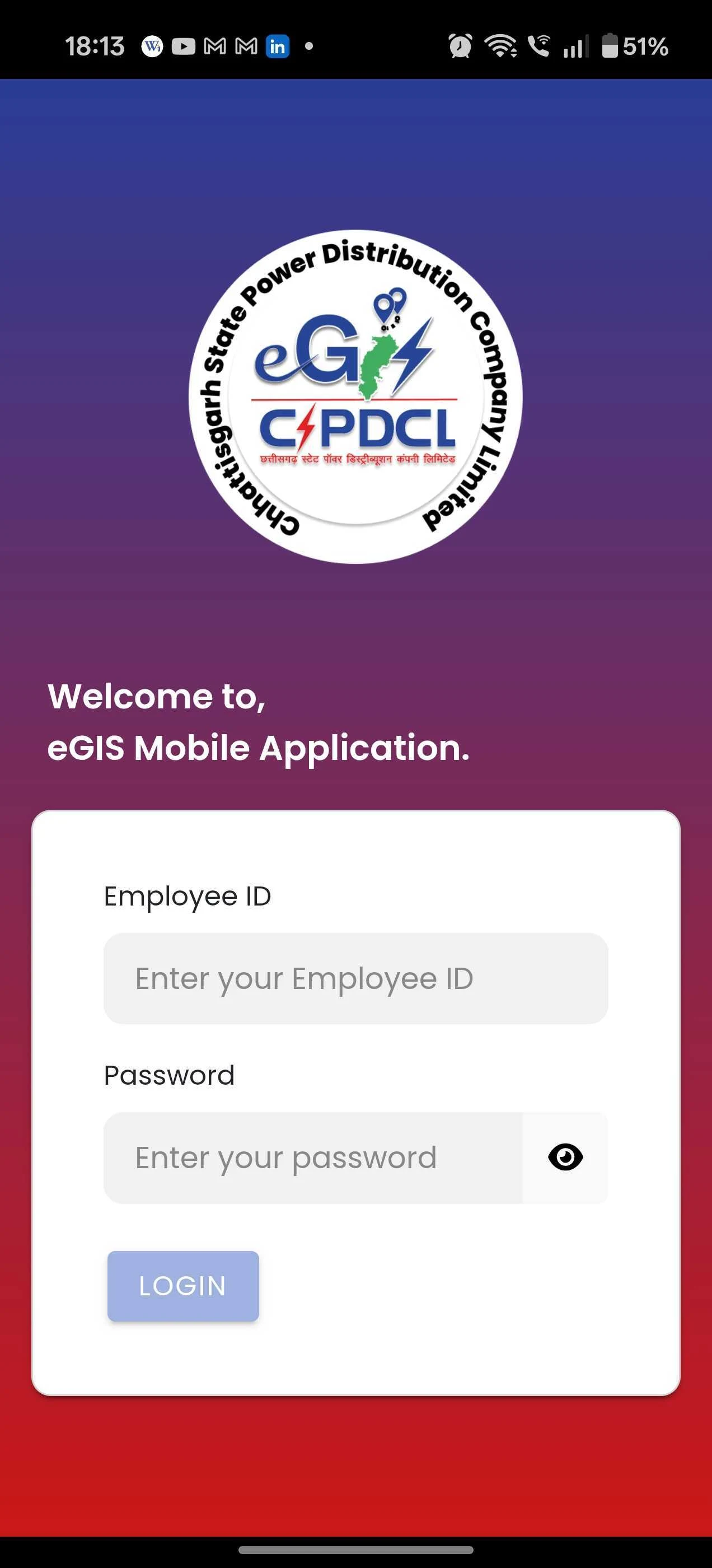 eGIS CSPDCL screenshot